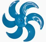 hélice ventilador cadence 40 centímetros azul 6 pás